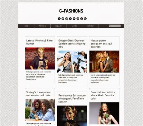 g fashion website